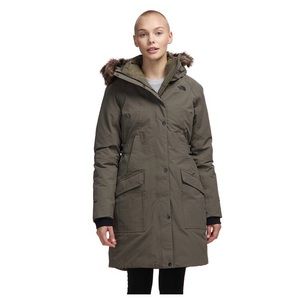 North Face Outer Boroughs parka army green S